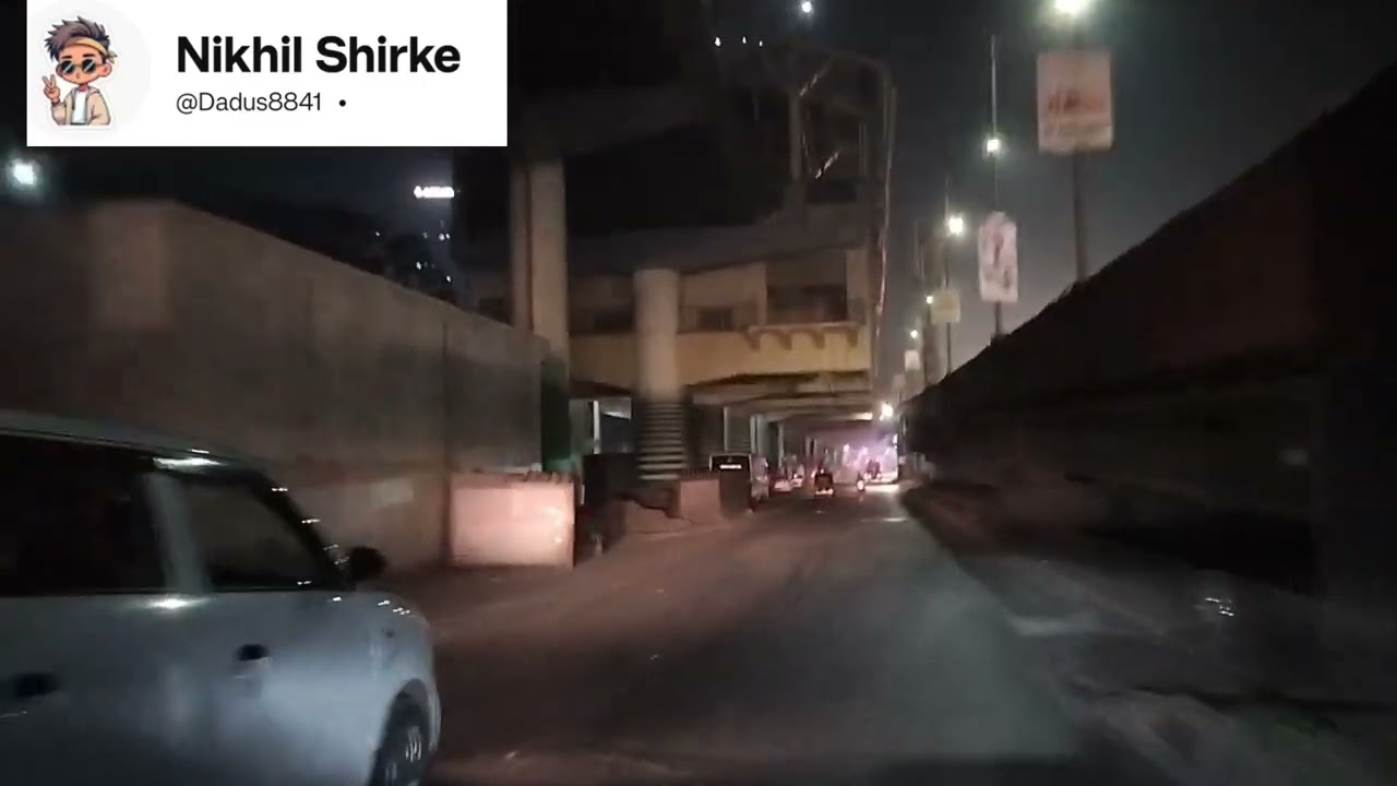 आज सकाळी कॅडबरी येथे ट्रक वाला न हॉर्न मारता ब्रिजच्या इथून आला.