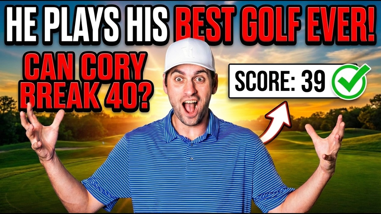 He Shoots His Lowest Score Yet! | Cory Breaking 40 Challenge