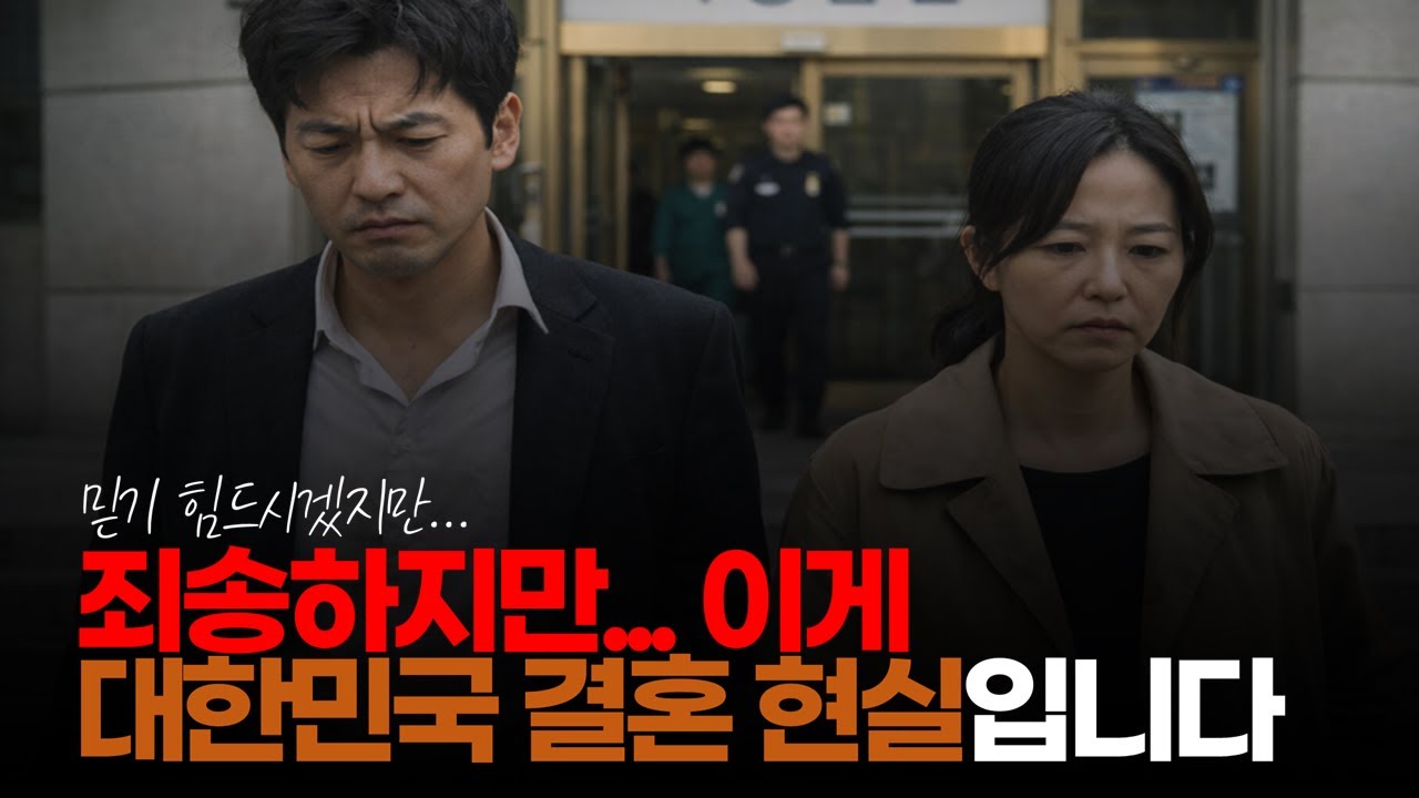 (※시청자댓글) 믿기 힘들죠? 죄송하지만... 이게 대한민국 결혼 현실입니다. #이혼부부 #결혼현실 #재산분할