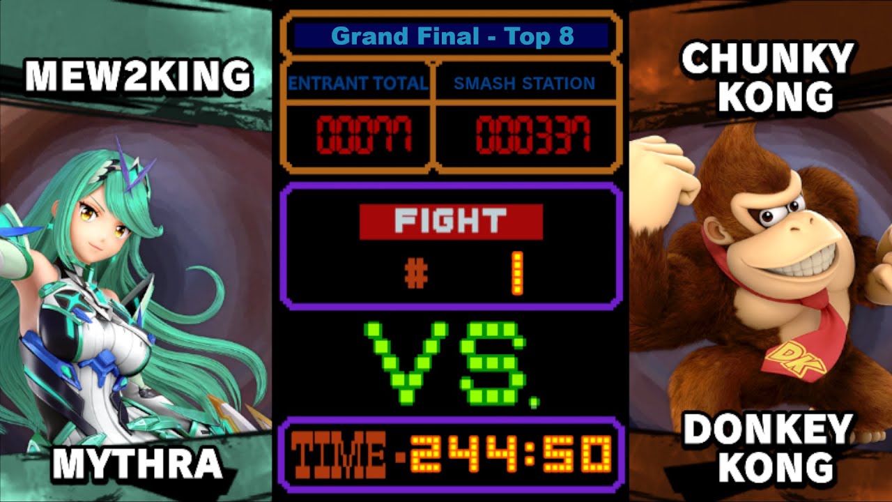 Smash Station: #337 - MVG | Mew2King vs CF | ChunkyKong - Grand Final - Top 8