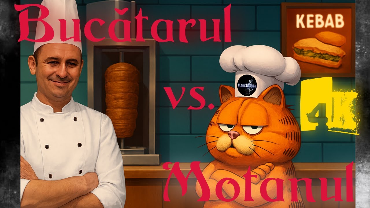 Bucătarul vs  Motanul