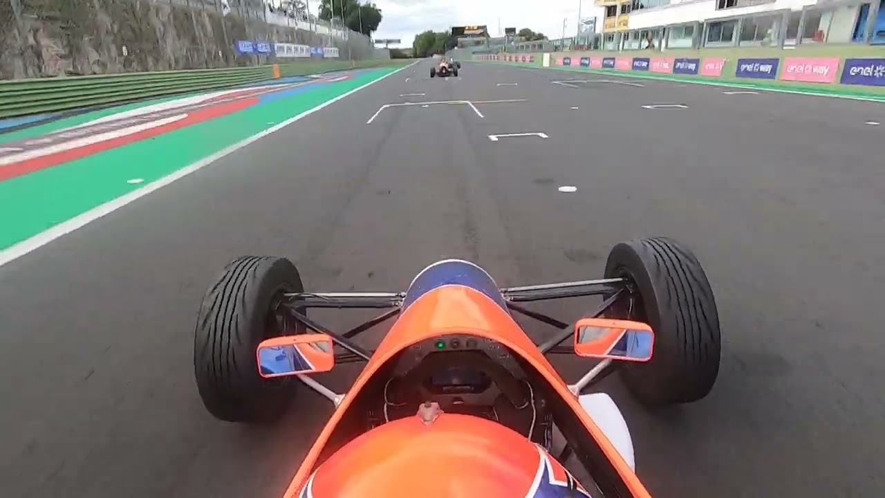 Vallelunga PNK Formula Junior Gara 1 prima parte on board Gigi Luciano