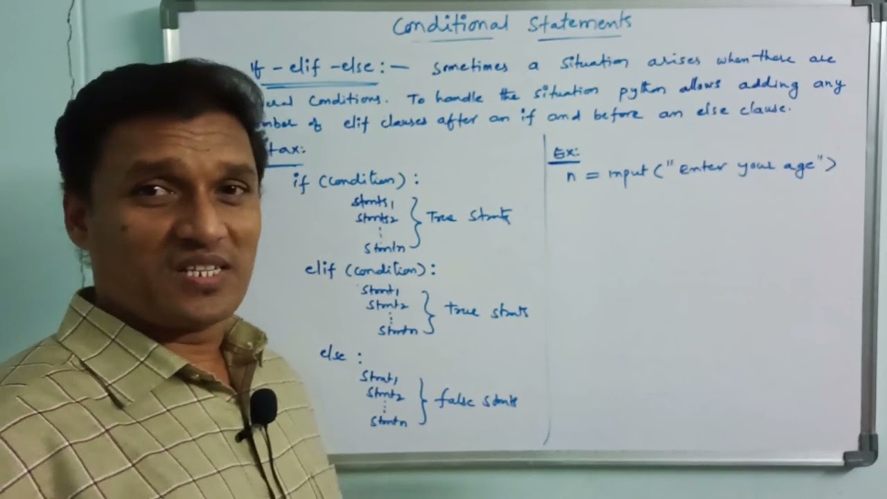 if-elif-else Statement in Python | Conditional Statements in Python | Python Programming | Telugu