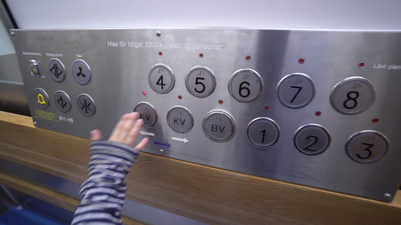 Sweden, Uppsala University Hospital, Uppsala Hiss AB elevator