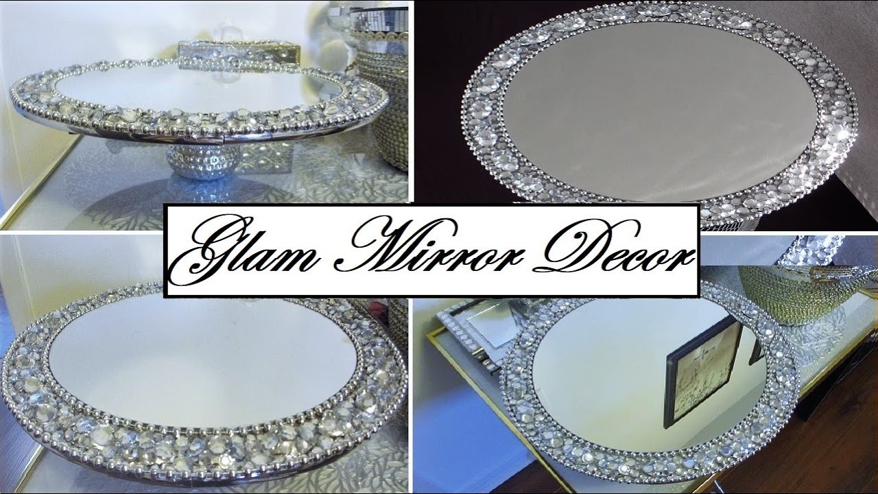 Glam Mirror Decor | Crystals, Gems & Bling! | Stunning Dollar Tree DIY