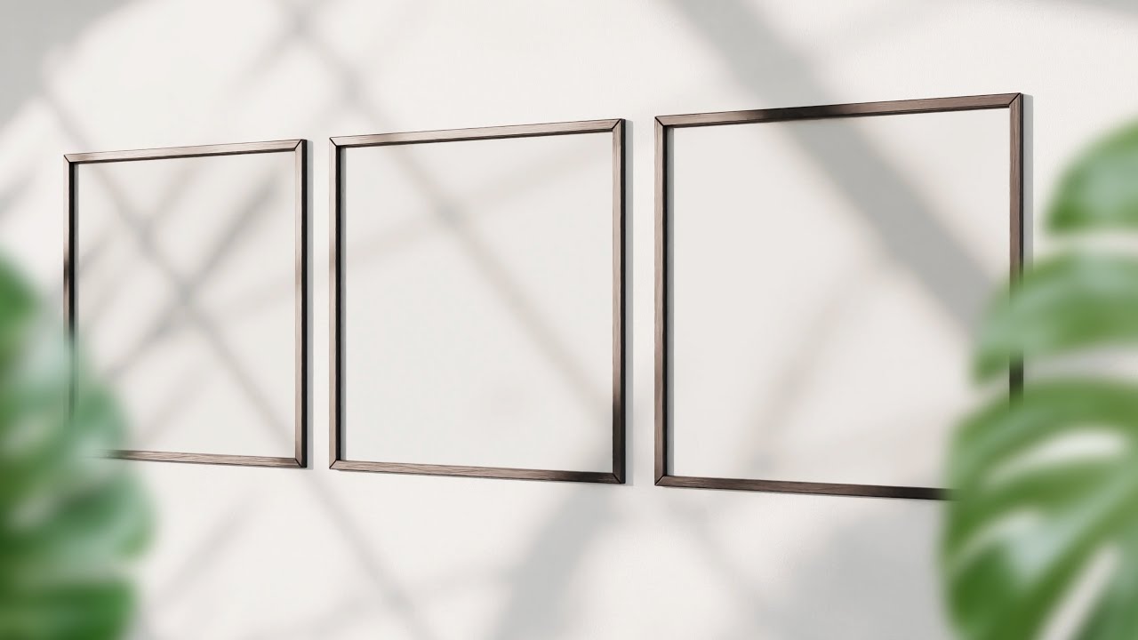 Frame Gallery Video Mockup