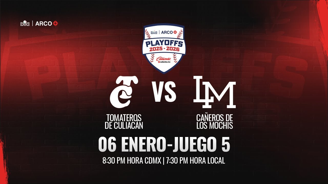 Tomateros de Culiac&aacute;n vs Ca&ntilde;eros de los Mochis || 6 de Enero de 2026