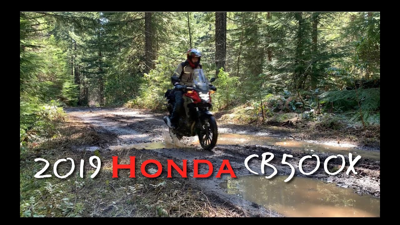 Off Road on my Stock 2019 Honda CB500X | Oregon Motorcycle 2020