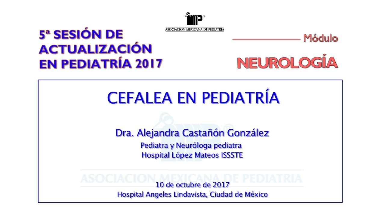 Cefalea en pediatría