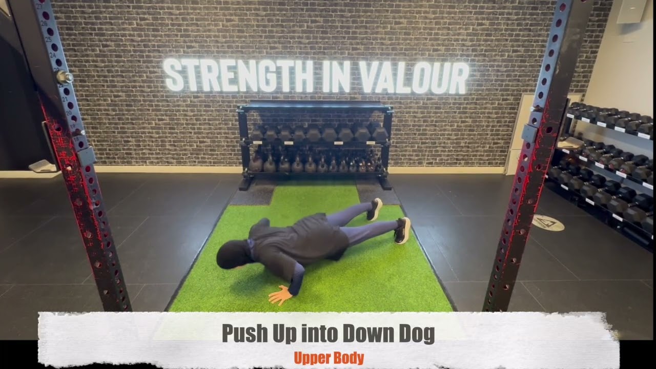 Push Up into Down Dog