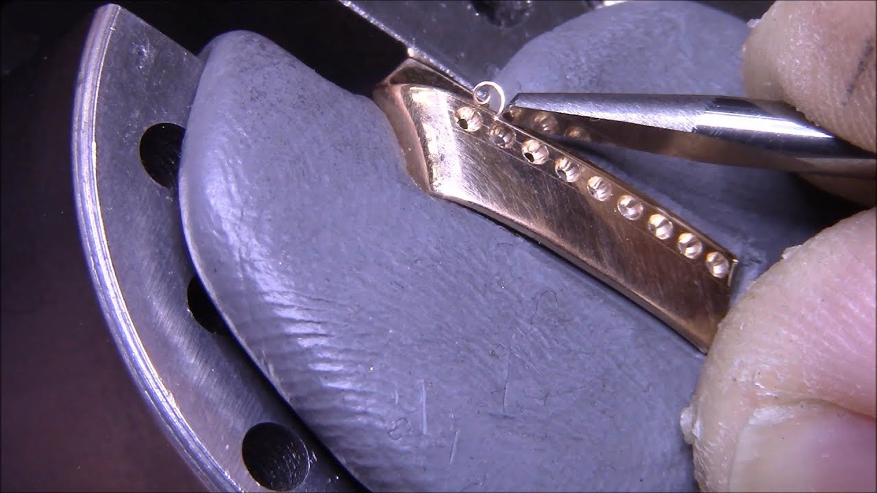Закрепка камней Stone setting (Серьги)