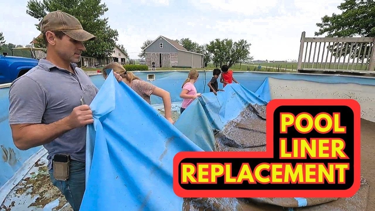 Pool Liner Replacement - Start To Finish Above Ground Pool Liner Installation