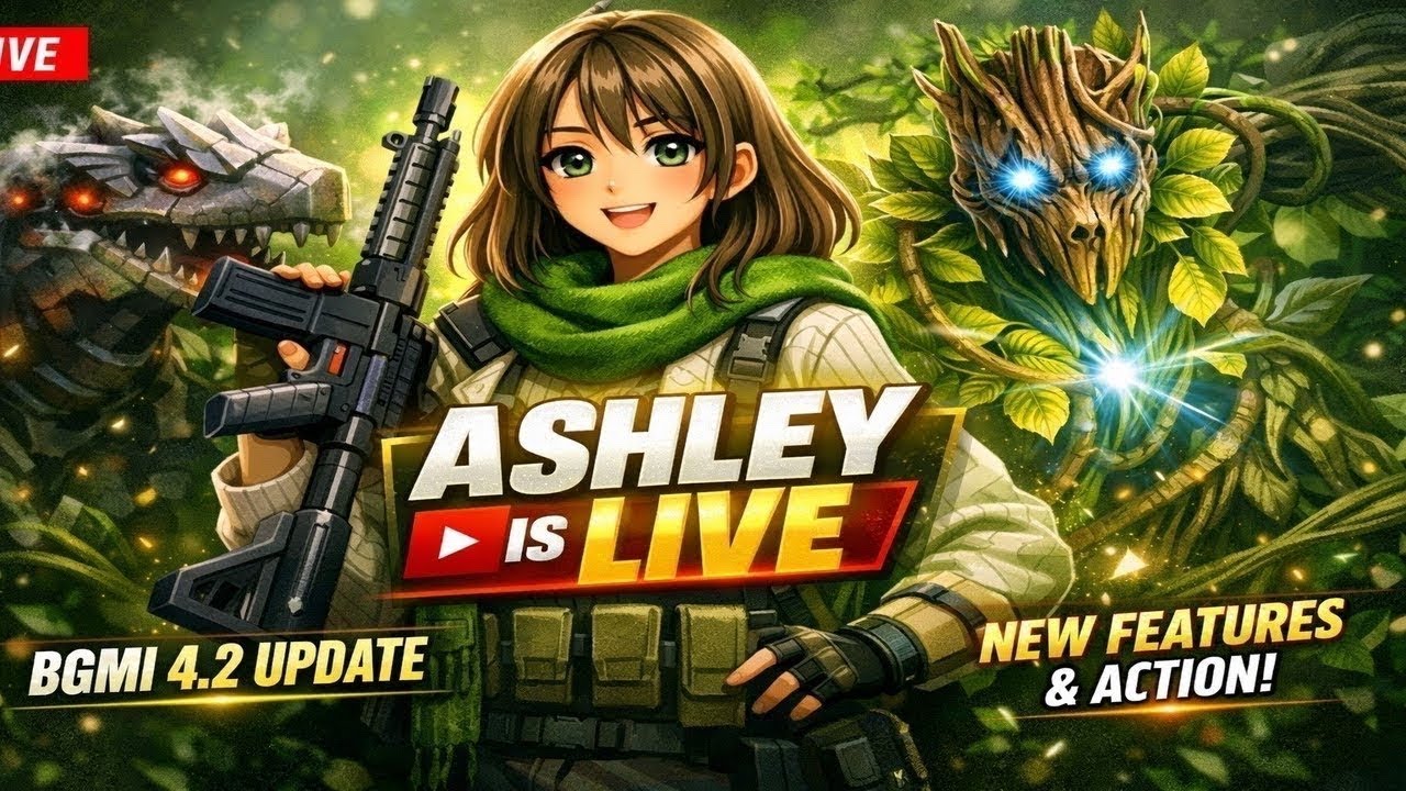 BGMI 4.2 Update 🔴 Ashley Is LIVE | New Event | genie event 😍