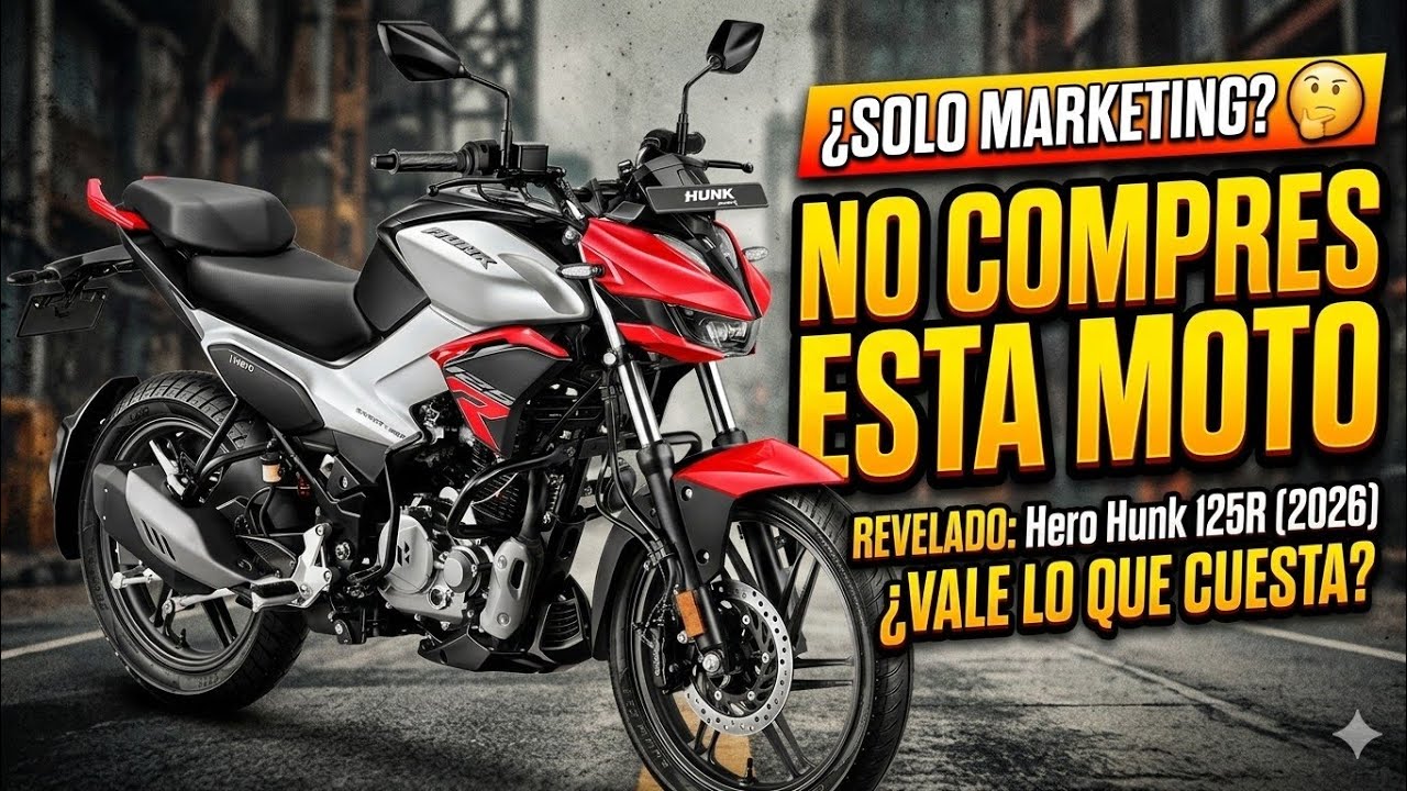 Hero Hunk 125R 2026 ¿Vale La Pena o Es Puro MARKETING? Reseña HONESTA. 
