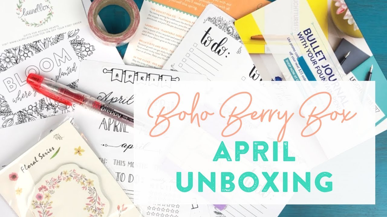 April Boho Berry Box Unboxing!