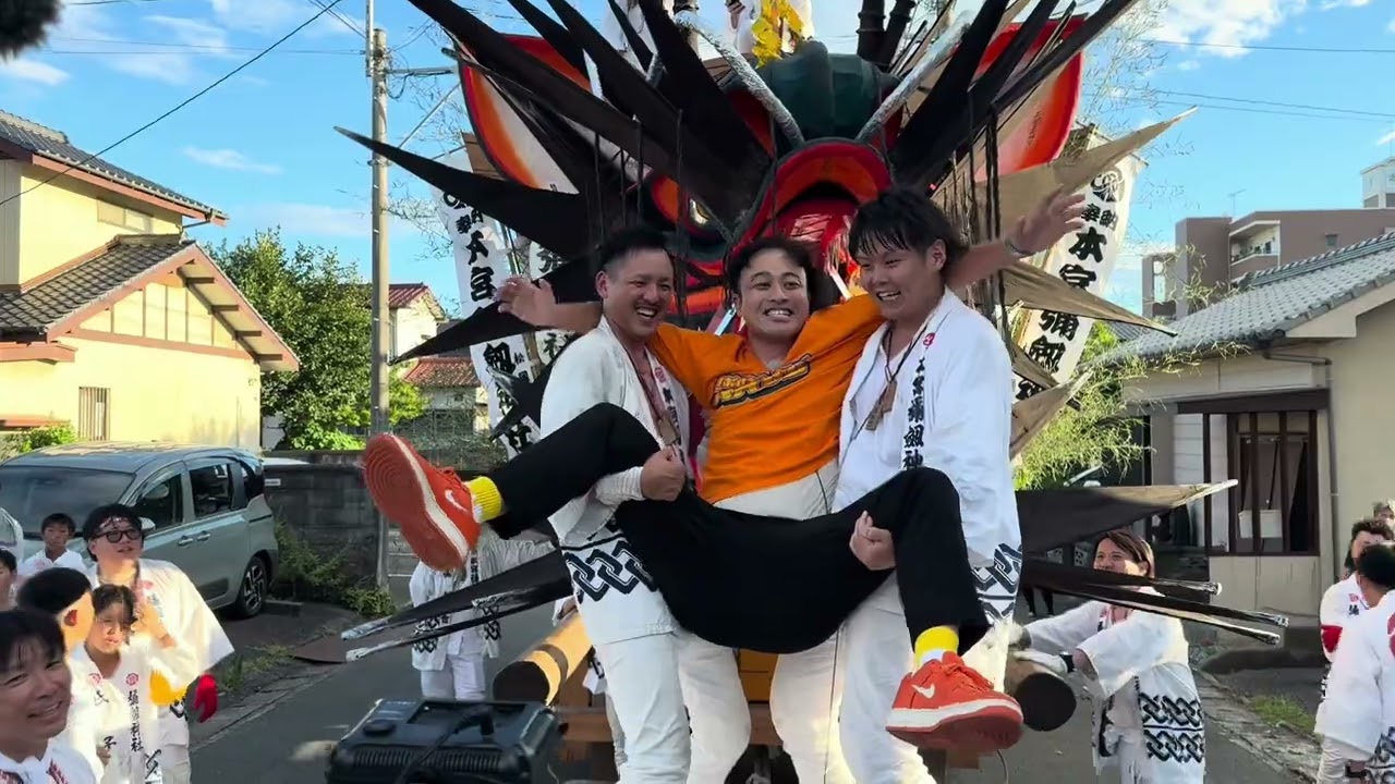 大牟田大蛇山祇園祭2025  神輿巡行〜六山巡行