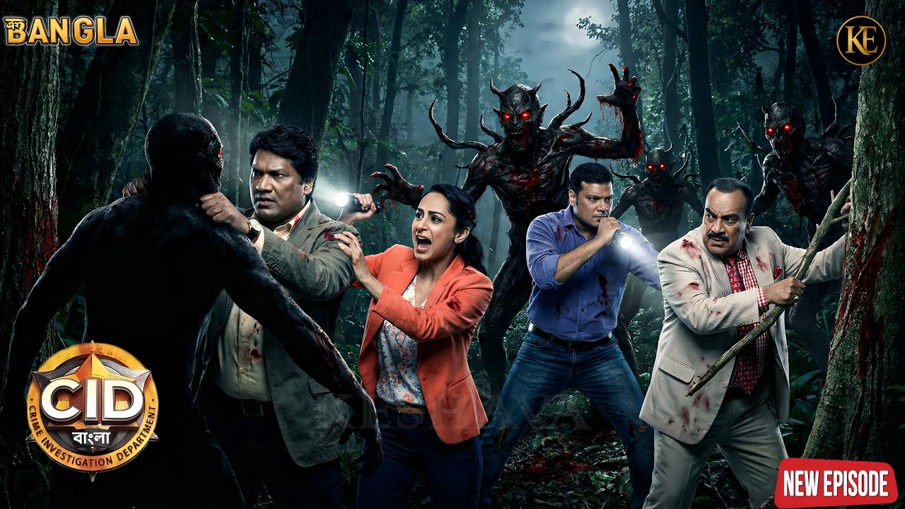 রক্তাক্ত জঙ্গলে আটকে পড়ল CID Bangla টিম  লাল চোখওয়ালা দানবদের হামলা!|| CID || BANGALA | 2026