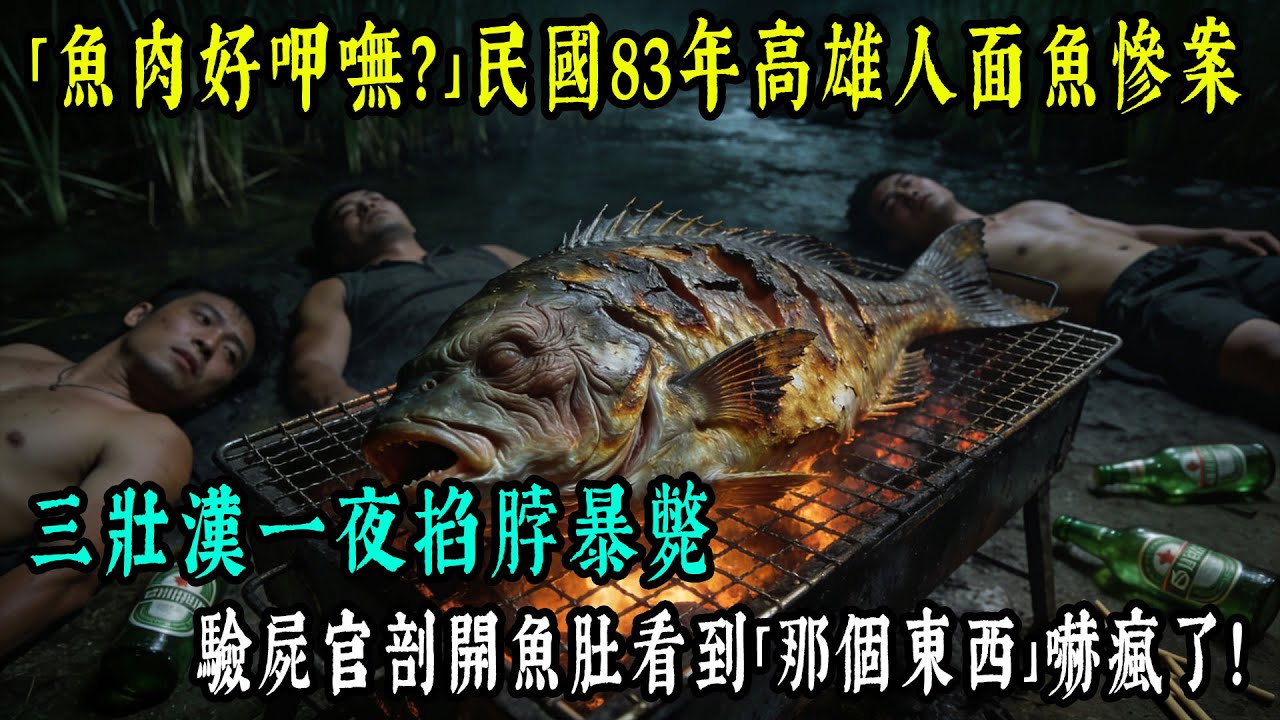 【老王故事會】「魚肉好呷嘸？」民國83年高雄人面魚慘案，三壯漢一夜掐脖暴斃，驗屍官剖開魚肚看到「那個東西」嚇瘋了！#原創 #情感 #民間故事 #真實故事 #中老年生活 #台灣