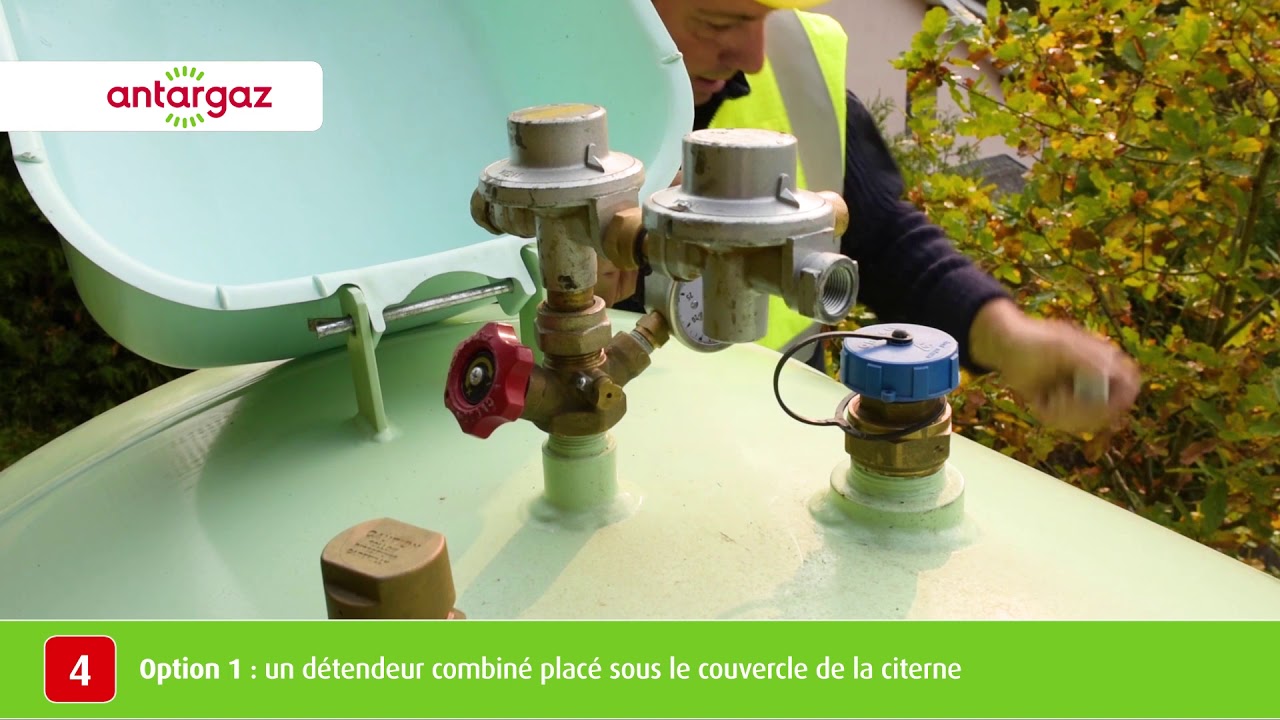 Antargaz place une citerne propane aérienne en 6 étapes.