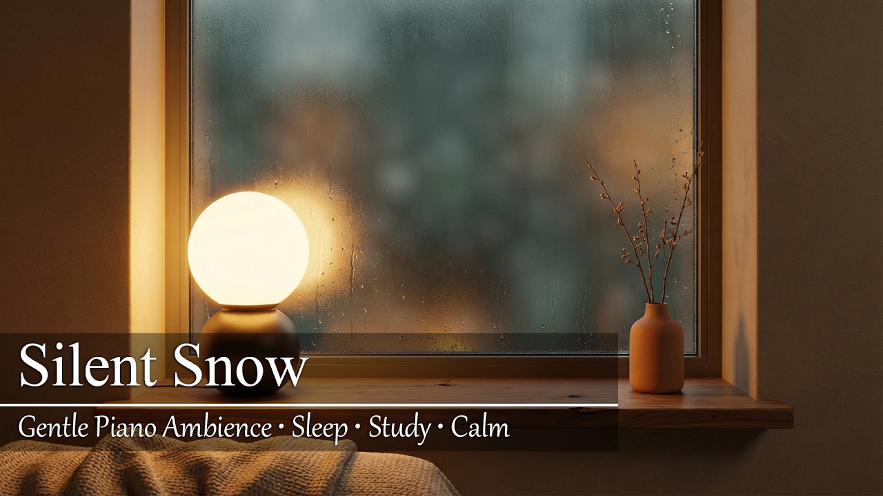 The Snow Fell So I Could Finally Rest🕯️Sleep Relaxing Piano Music for Insomnia, Study, Meditation