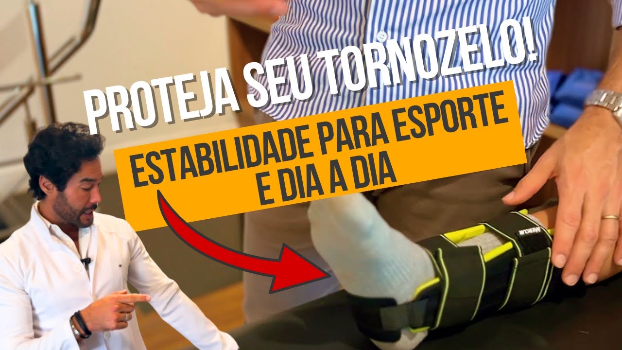 Lesão no Tornozelo? Veja Como o estabilizador Tipo Cast Pode Ajudar
