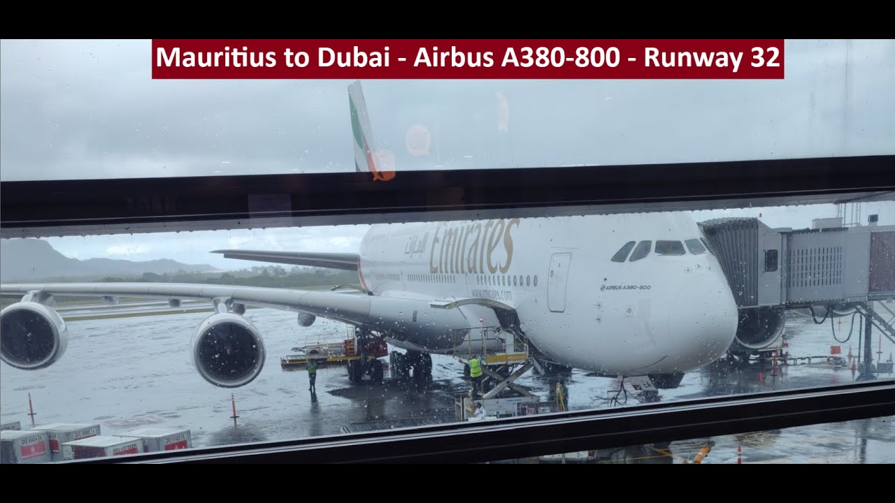 EMIRATES A380 | Mauritius ✈︎ Dubai | Economy Class