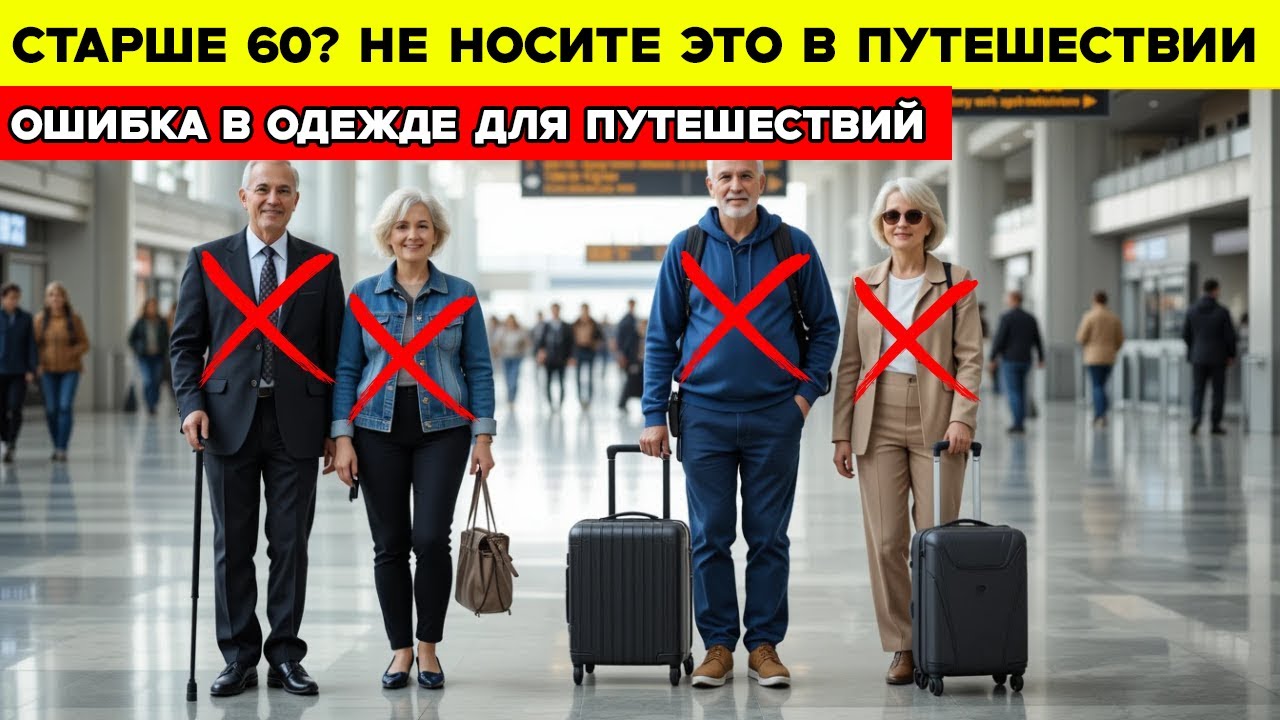 10 Ошибок В Аэропортной Одежде, Которых Пожилым Людям Лучше Избегать (Скрытые Опасности)