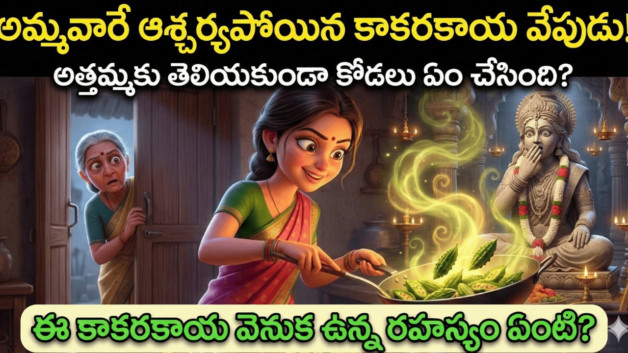 కాకరకాయ వేపుడు కోసం అమ్మవారినే బెదిరించిన కోడలు?