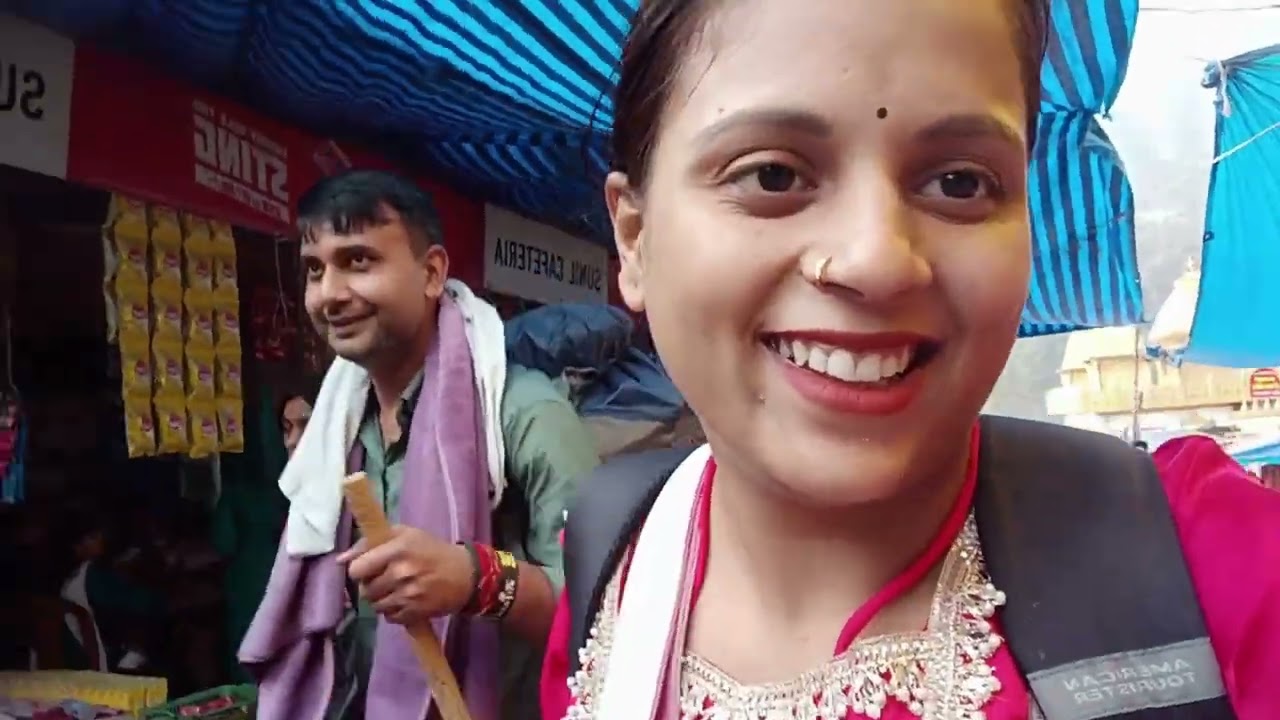 My first trip to Mata Vaishno Devi with my friend, so everyone says Jai Mata Di. Part 1 🫴🏻🧿🫀
