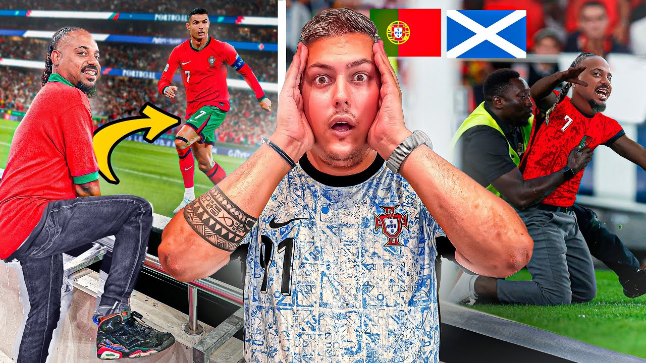 PAÍM INVADIU O CAMPO PELO RONALDO?! PORTUGAL GANHOU!