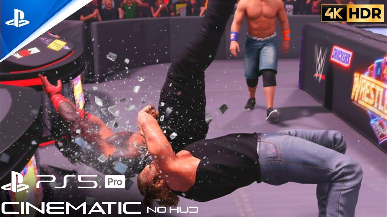 Roman Reigns vs Brock Lesnar vs John Cena | Triple Threat War | WWE 2K25 PS5 PRO 4K