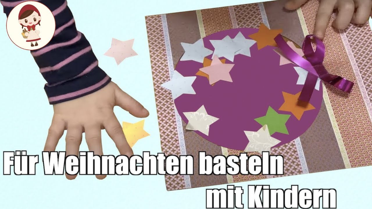 Für Weihnachten basteln mit Kindern | Idee | Tagesmama Alltag | Beschäftigung  mit Kleinkindern