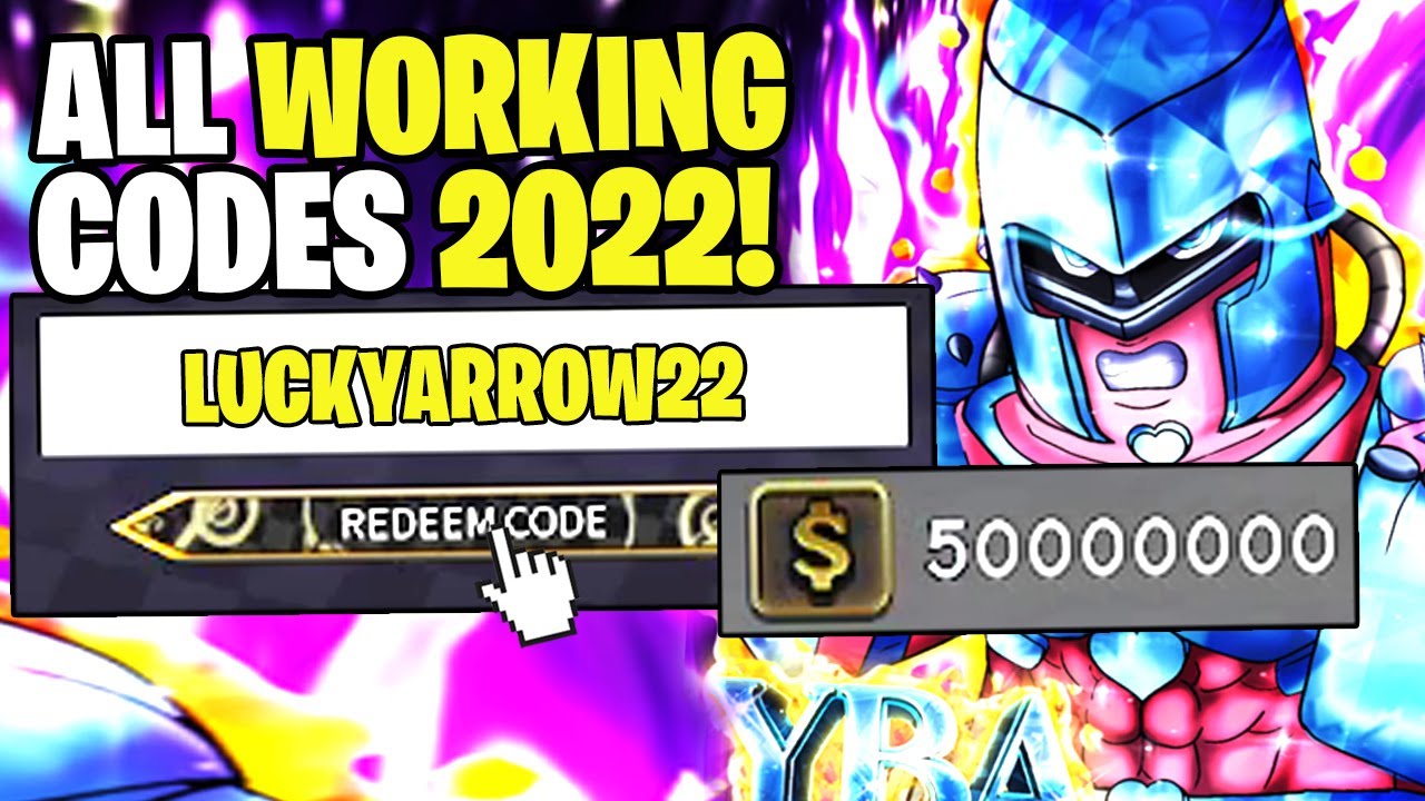 *NEW* ALL WORKING CODES FOR YOUR BIZARRE ADVENTURE IN 2022! ROBLOX YBA CODES