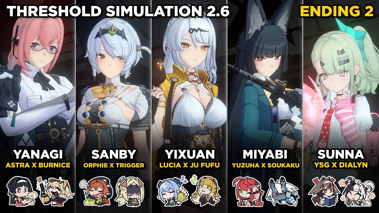 NEW! Threshold Simulation 2.6 Hard Mode - Ending 2 | Zenless Zone Zero 2.6