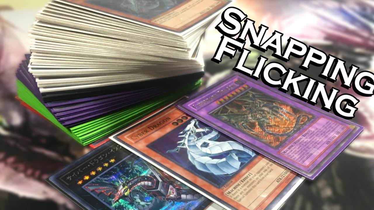 Yugioh Cards Snapping/Flicking [ASMR]