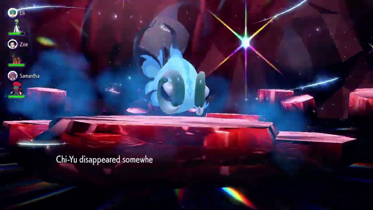 Pokemon Violet - 5* shiny Chi-Yu (2) with Kyogre and Hisuian Samurott
