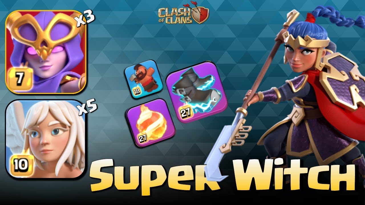 Super Witch Fireball | TH 17 Attack Strategy Legend League | Clash Of Clans | Dandi COC