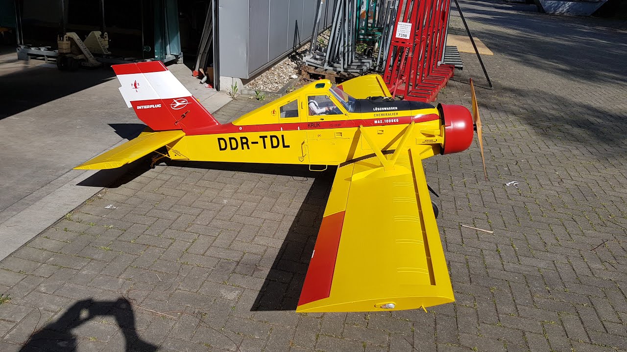 Erstflug meiner PZL 106BR Kruk