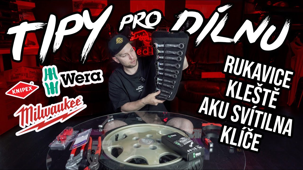 Tipy na věci do dílny | Nářadí WERA, rukavice a svítilna Milwaukee