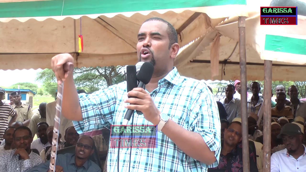 WAJIR WEST MP HON KOLOSH SPEECH THNANKS GIVING ISSA,GARISSA