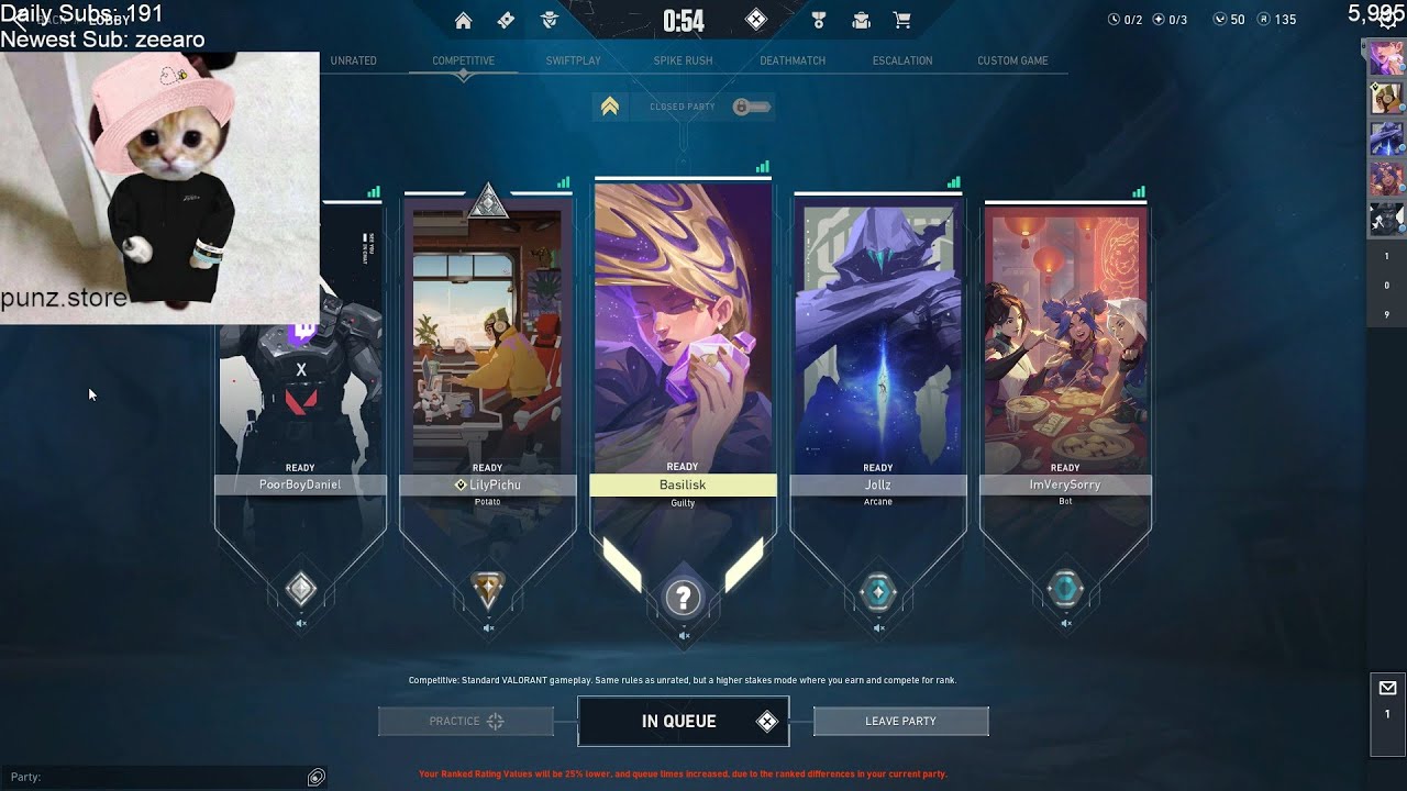 (2023-01-22) Punz VOD - daily streamer doing daily streams