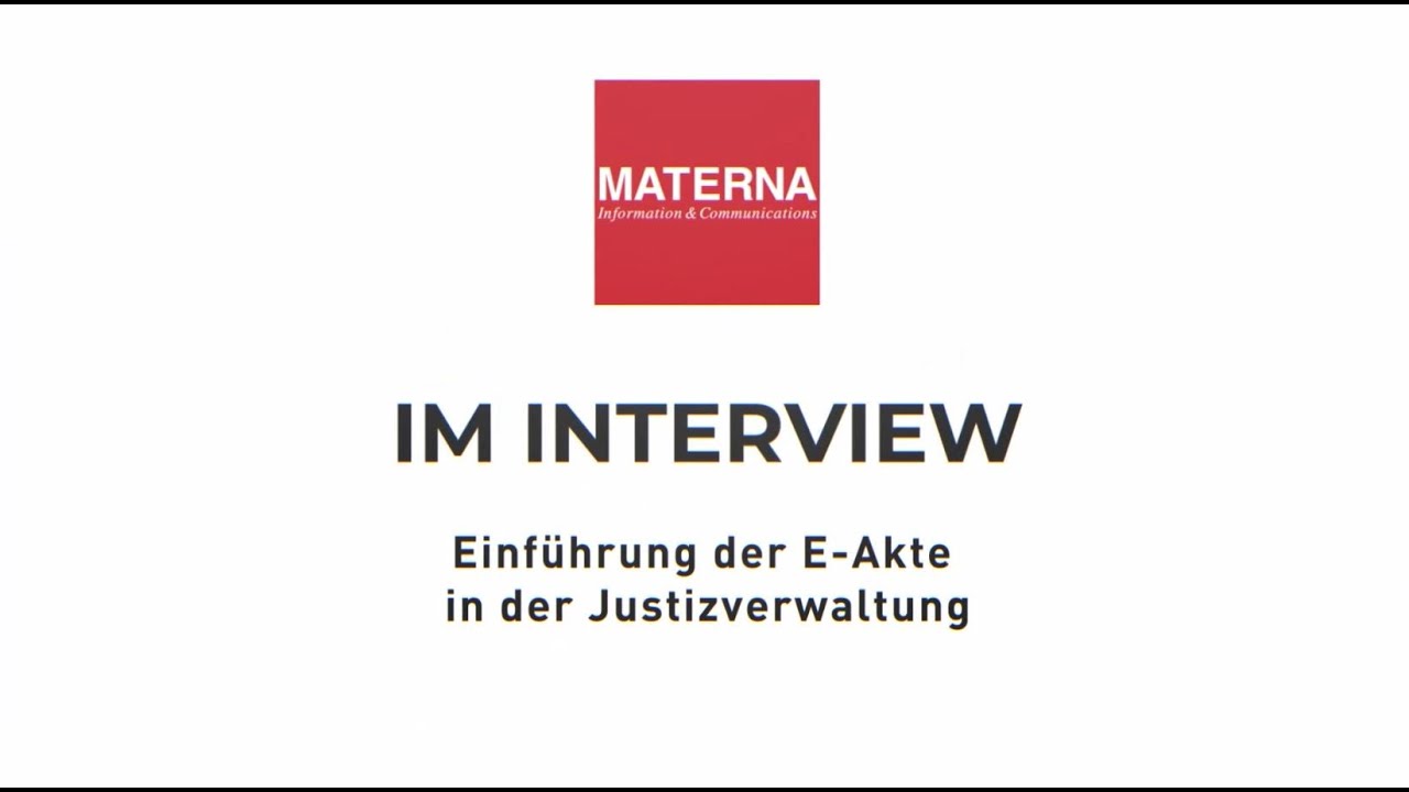 Einführung der #EAkte in der Justizverwaltung