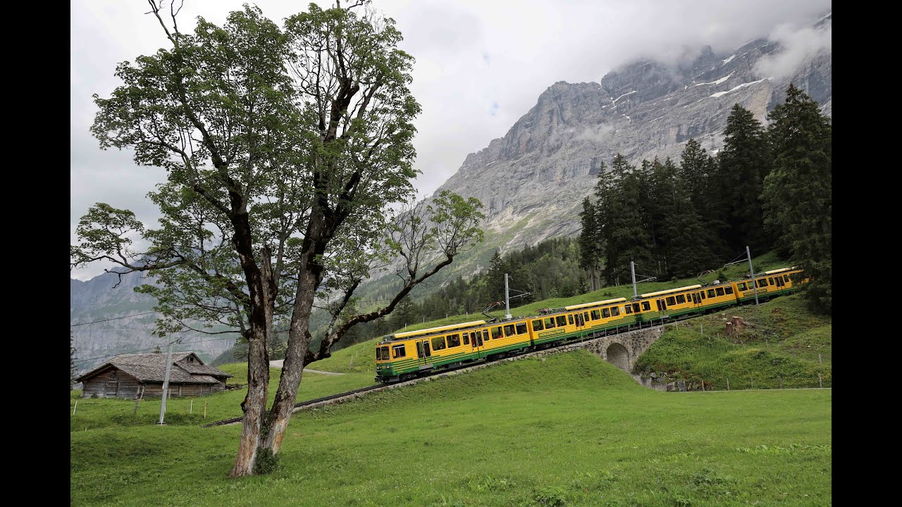 Een kijk op het spoor in Interlaken - Kleinen Scheidegg - Grindelwald