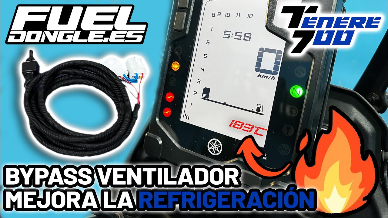REDUCE -25ºC LA TEMPERATURA DEL REFRIGERANTE EN TU YAMAHA TENERE 700 - BYPASS VENTILADOR