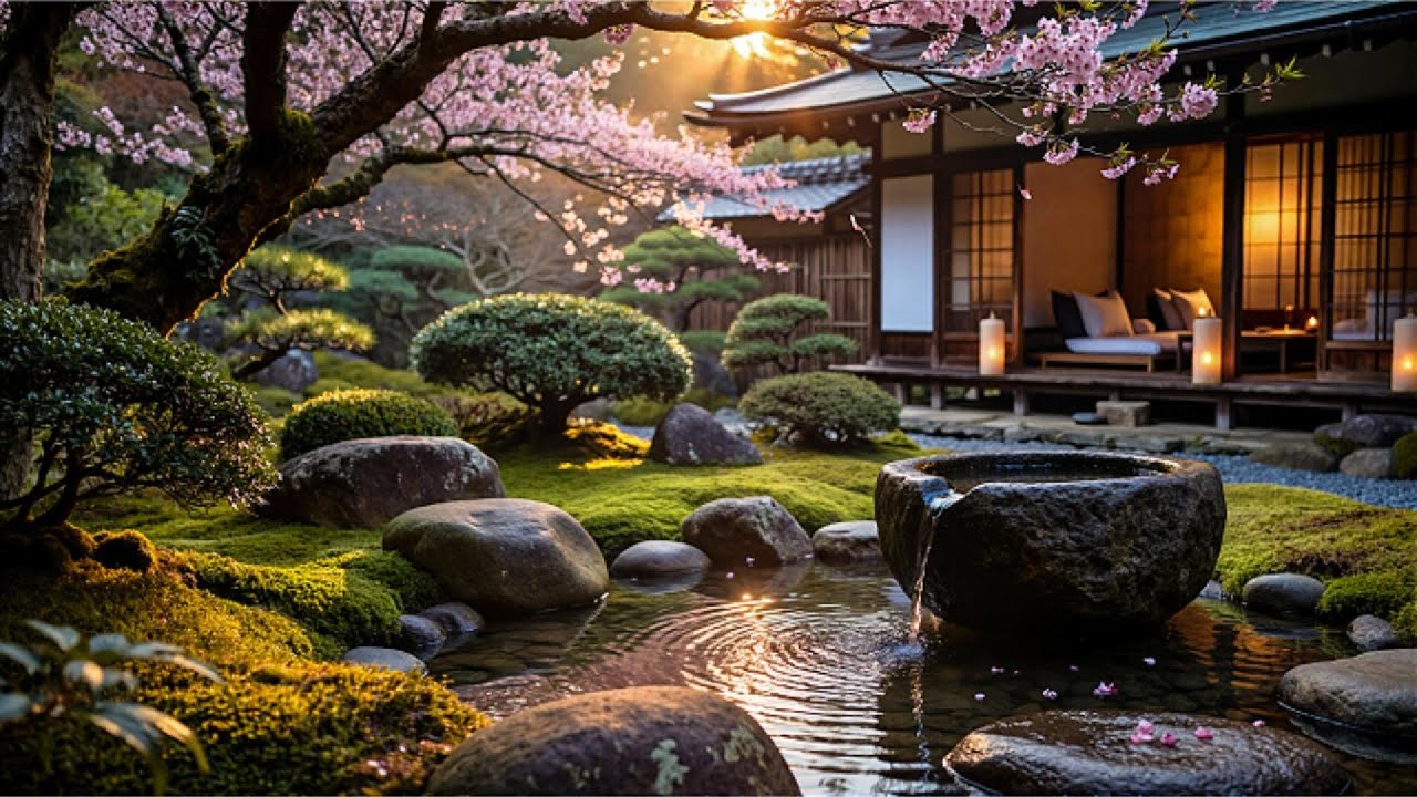 Peaceful Piano & Water Sounds | Release Stress, Heal Your Mind