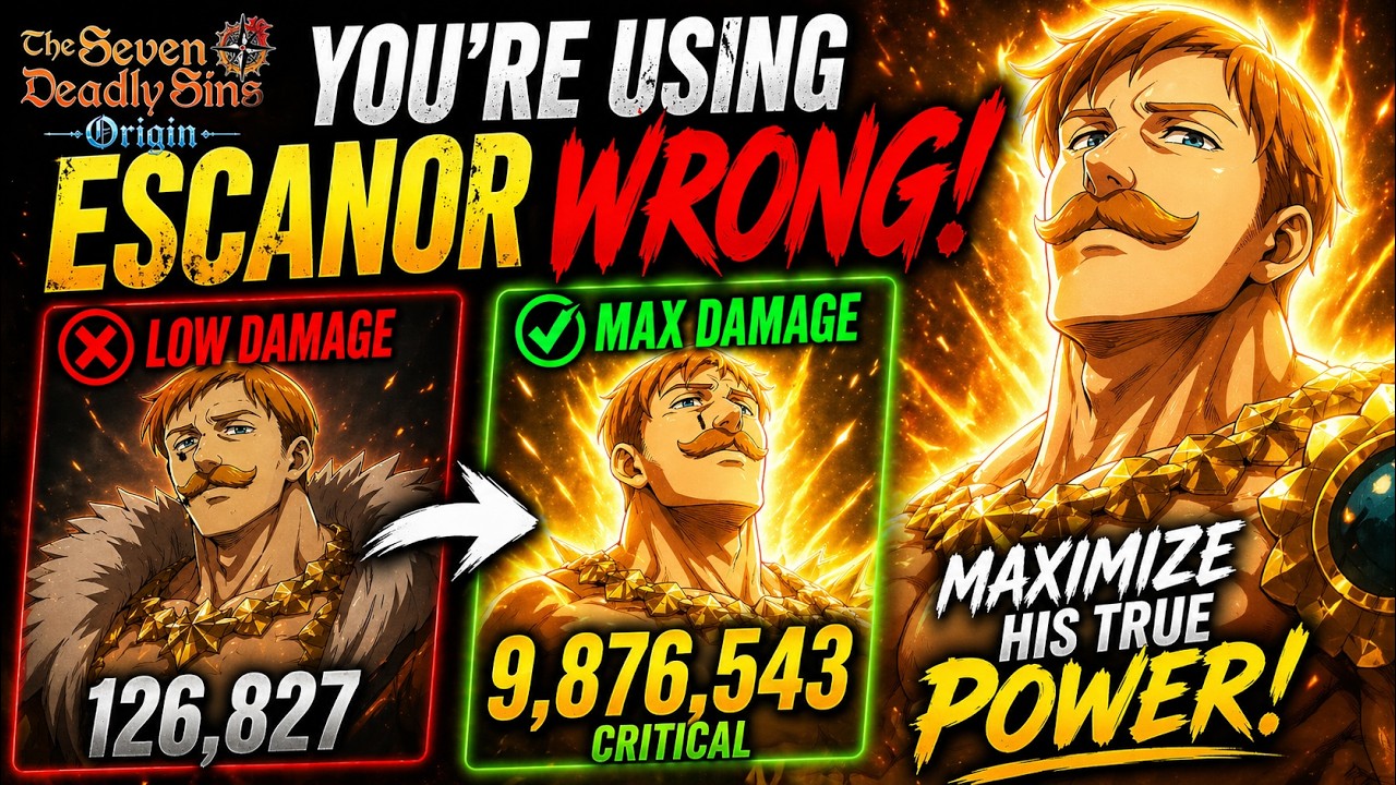 You're using Escanor WRONG! MAXIMIZE his damage! | 7DS: Origin