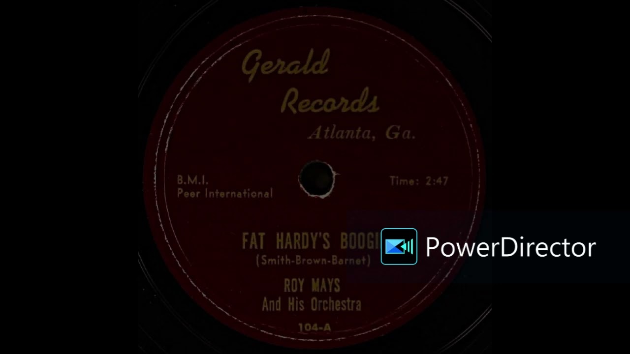 Roy Mays And His Orchestra Fat Hardys Boogie