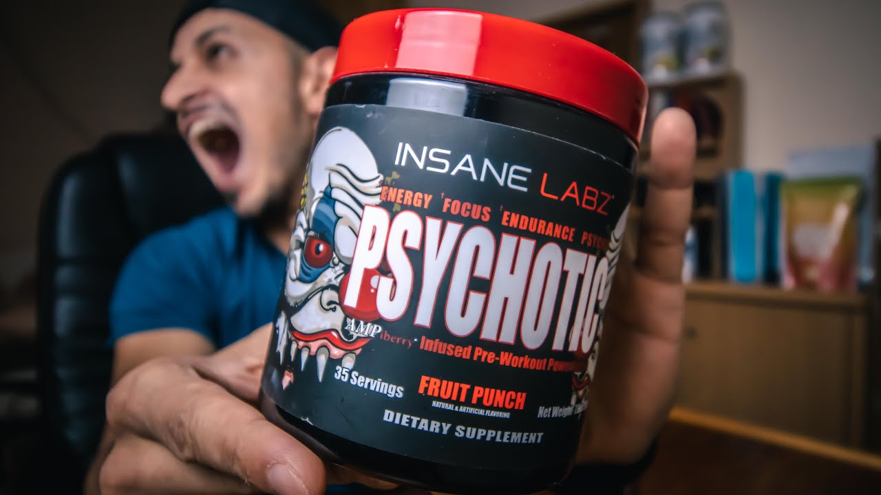 في المكملات| مكمل رفع الطاقة والتركيز الأكثر جنوناً PSYCHOTIC INSANE LABZ