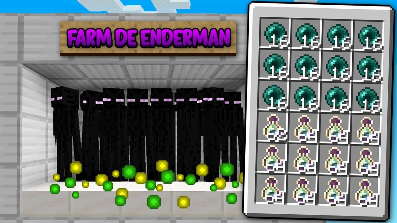 Minecraft Origens #63: FARM INSANA DE ENDERMAN! (XP E ENDER PEARL)