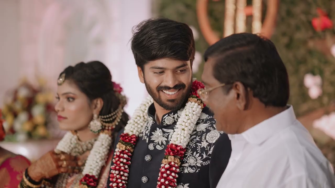 Tejas Varma & Harshitha Reception Candid Video 4K
